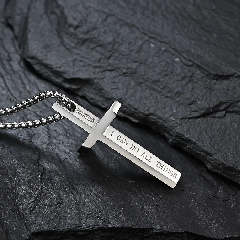 The Comic Bible - Jesus Cross Necklace