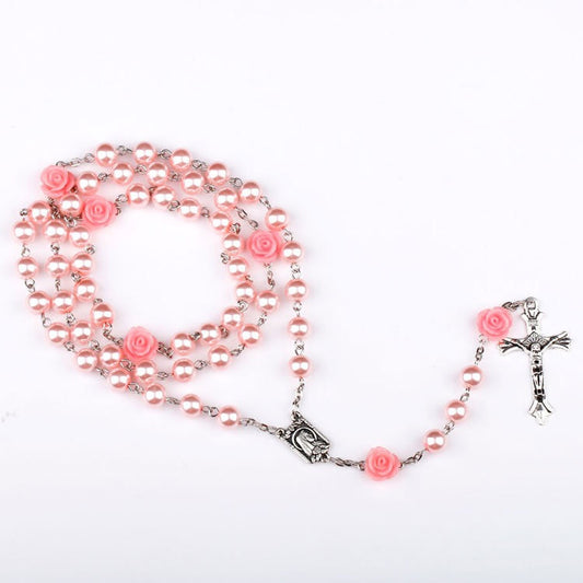 His & Hers Rosary Necklace Set