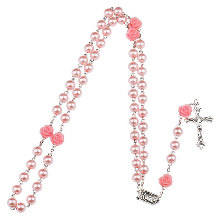 His & Hers Rosary Necklace Set