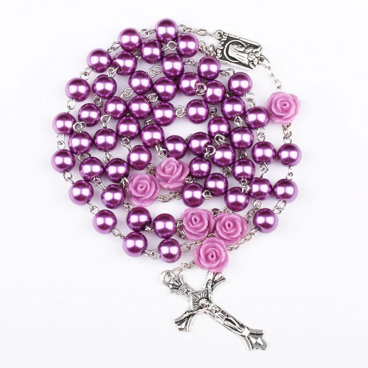 His & Hers Rosary Necklace Set
