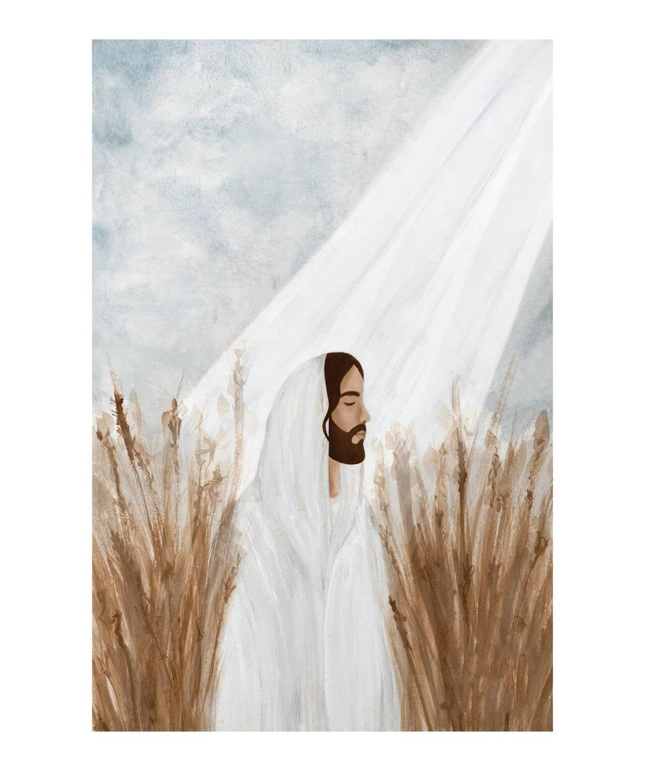 Jesus Christ & Abundance Art Canvas