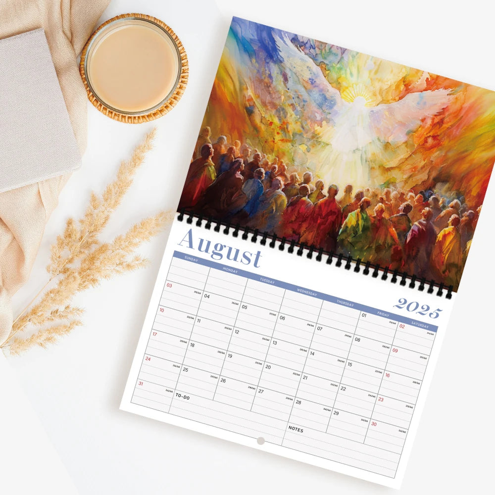 "Graceful Journey" 2025 Scripture Wall Calendar