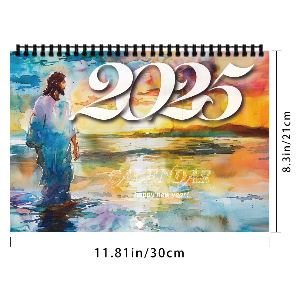 "Graceful Journey" 2025 Scripture Wall Calendar