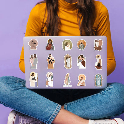 52PCS Aesthetic Christian Stickers