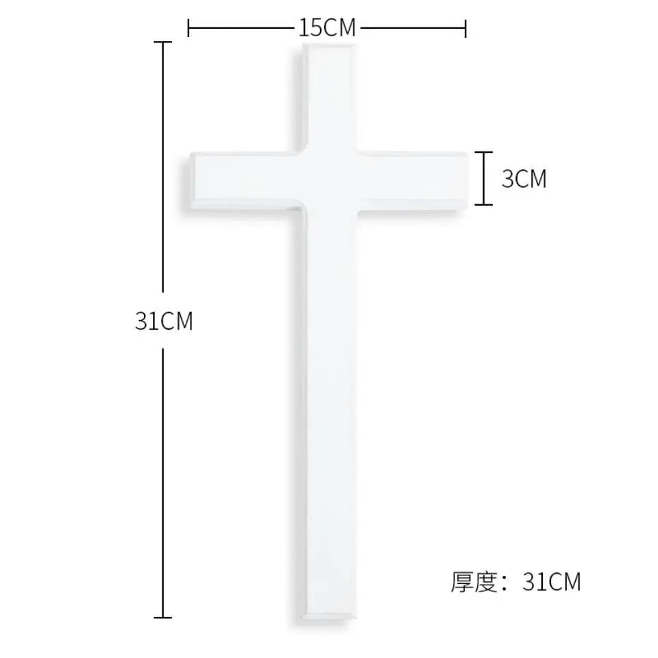Sacred Serenity Wooden Cross Wall Decor