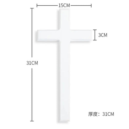 Sacred Serenity Wooden Cross Wall Decor