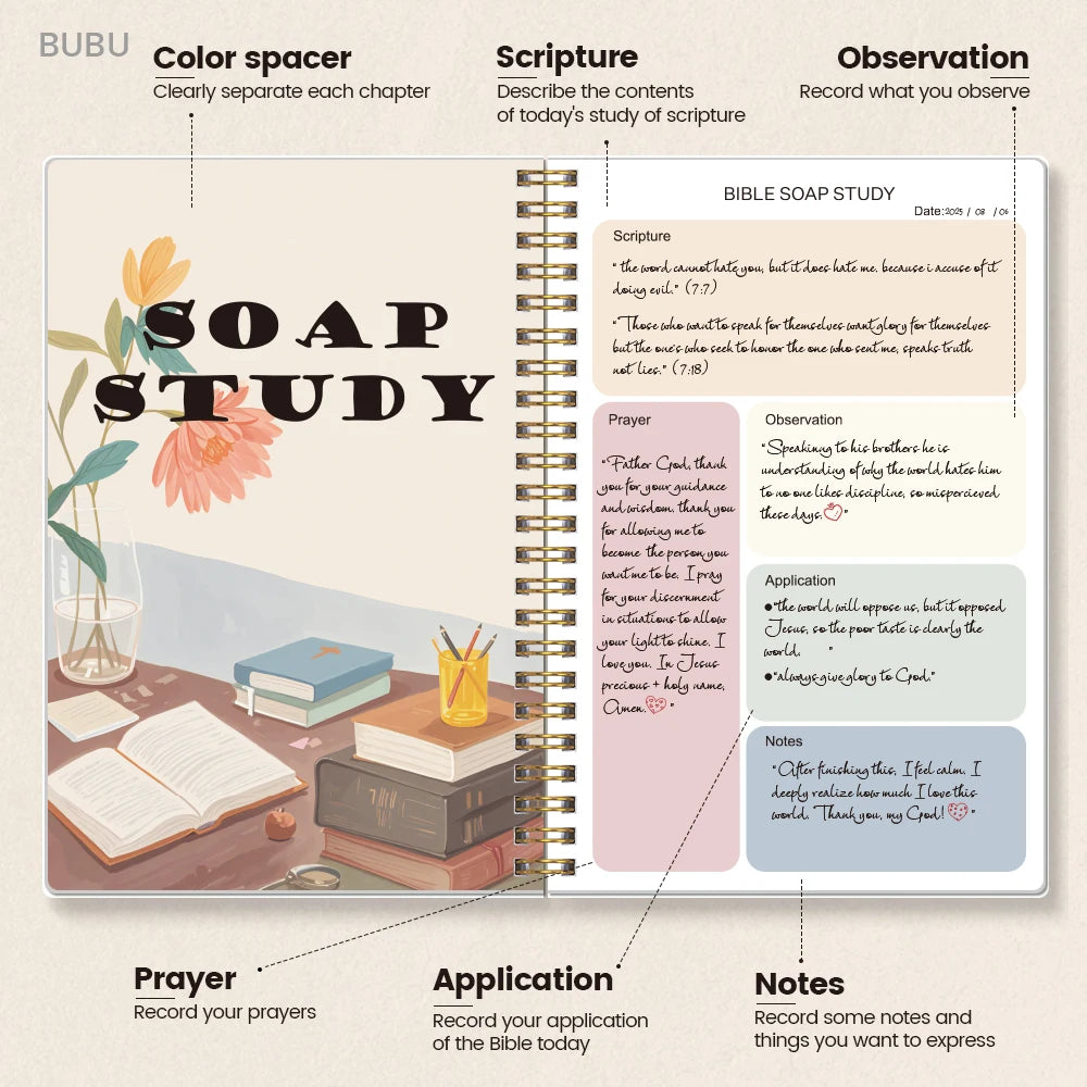 Daily Bible Study Journal - S.O.A.P Method