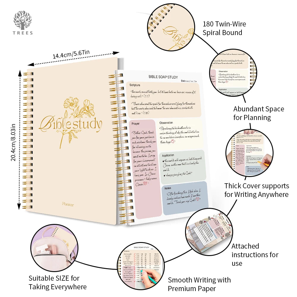 Daily Bible Study Journal - S.O.A.P Method