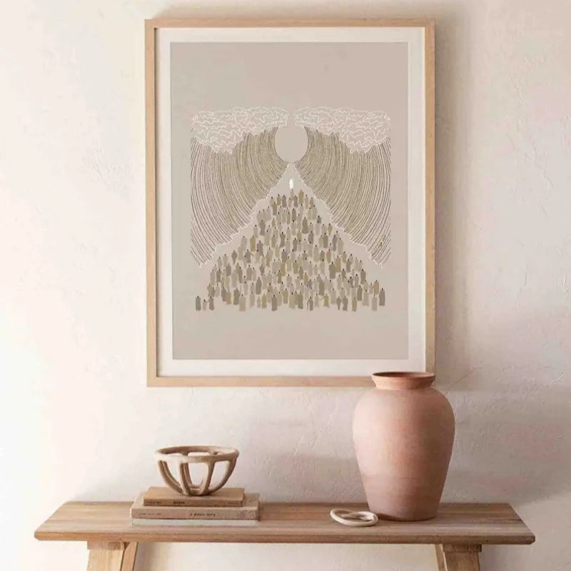 Minimalist Modern Bible Verse Jesus Canvas Print