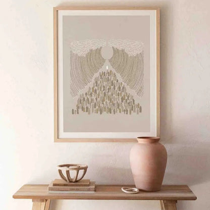 Minimalist Modern Bible Verse Jesus Canvas Print
