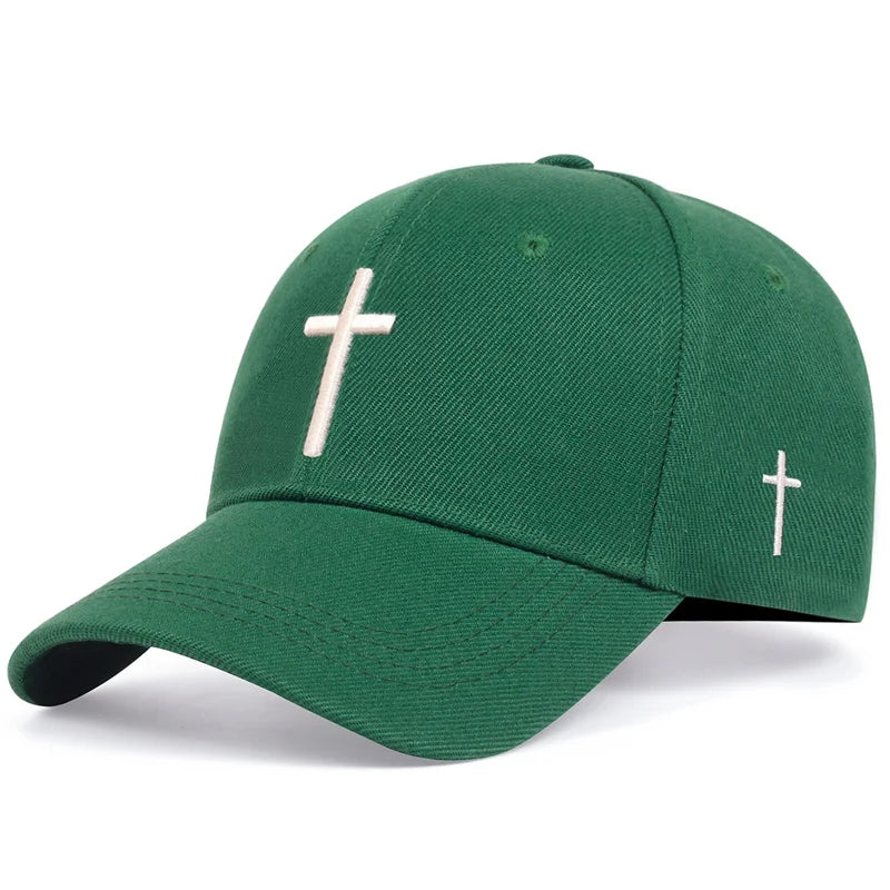Unisex Cross embroidery Baseball Cap adjustable Golf Hat Cotton Snapback Caps Casquette Hats Casual Hip Hop Dad Hats