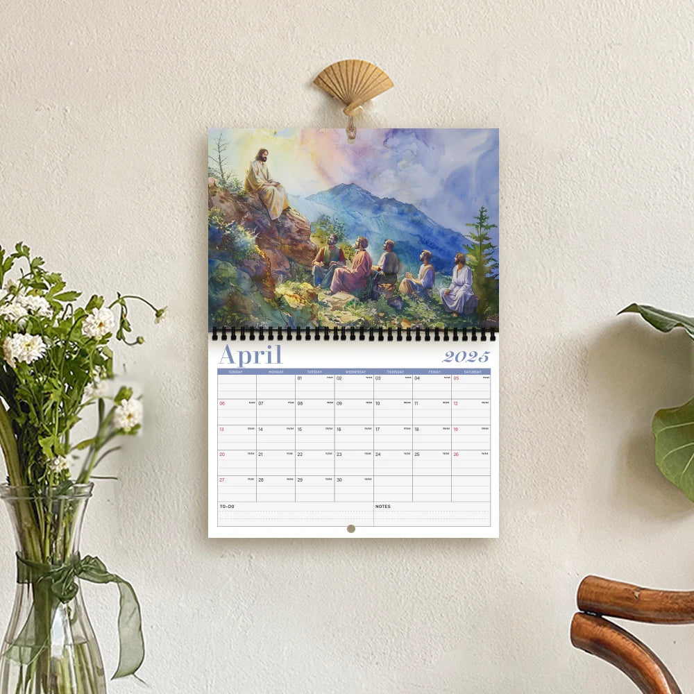 "Graceful Journey" 2025 Scripture Wall Calendar