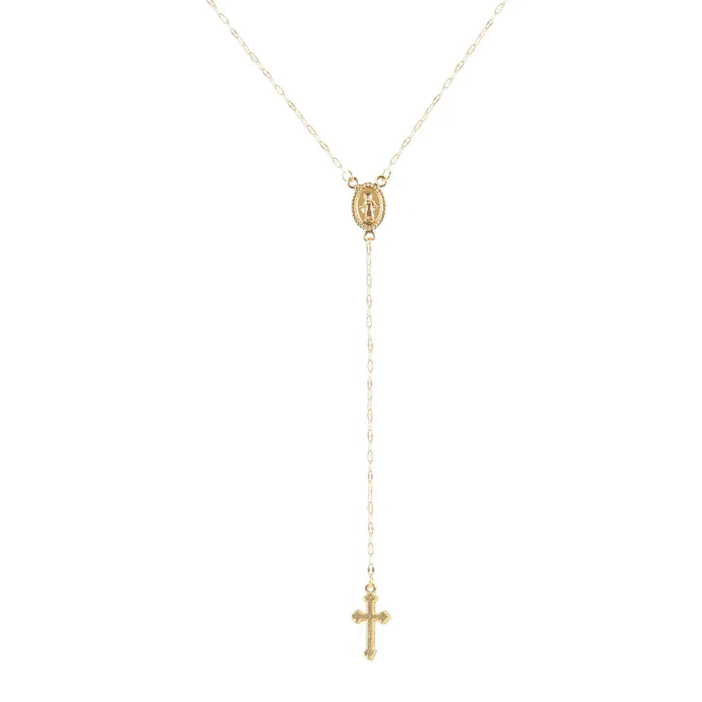 Vintage Christian Cross  Necklace