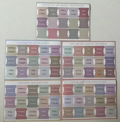 Aesthetic Bible Index Tabs