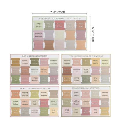 Aesthetic Bible Index Tabs