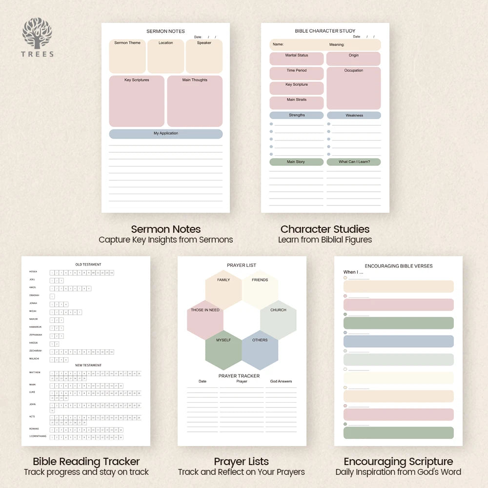 Daily Bible Study Journal - S.O.A.P Method