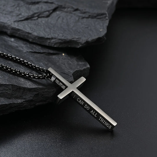The Comic Bible - Jesus Cross Necklace