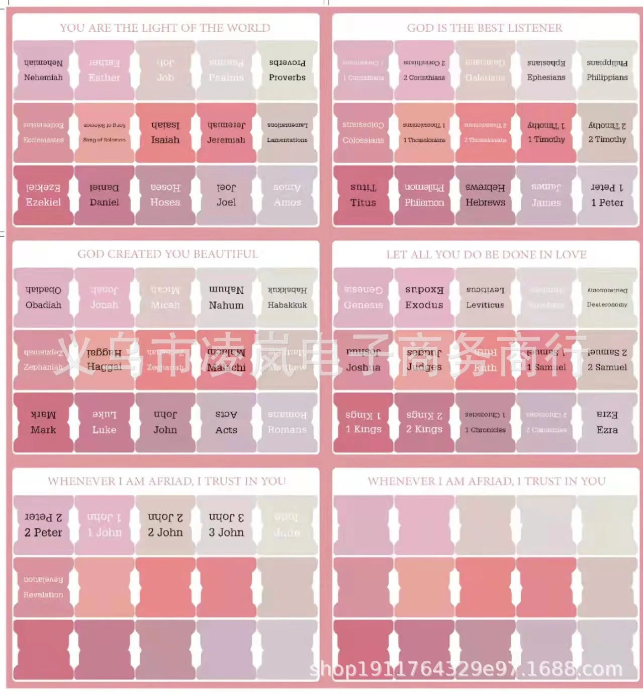 Aesthetic Bible Index Tabs