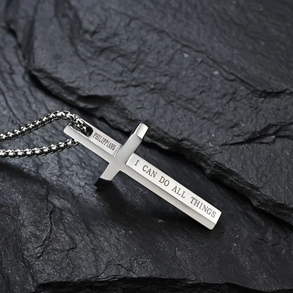 The Comic Bible - Jesus Cross Necklace
