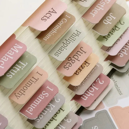 Aesthetic Bible Index Tabs