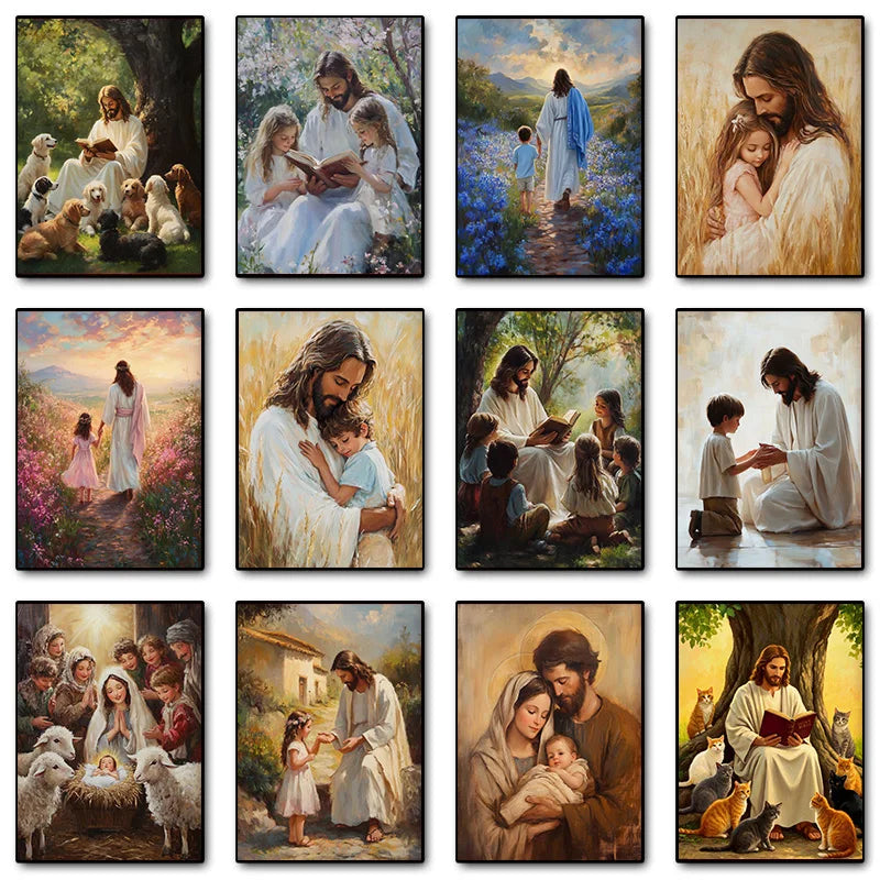 Holy Family Wall Print