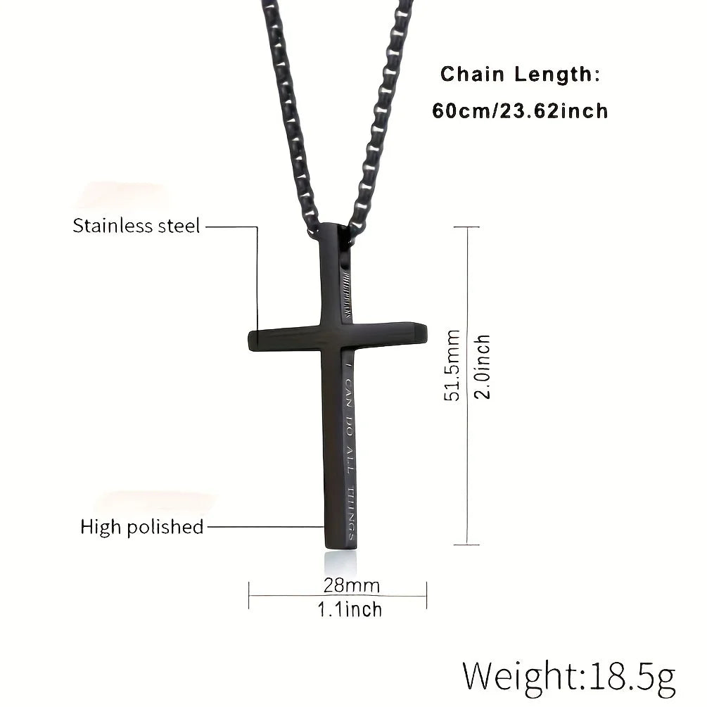 The Comic Bible - Jesus Cross Necklace