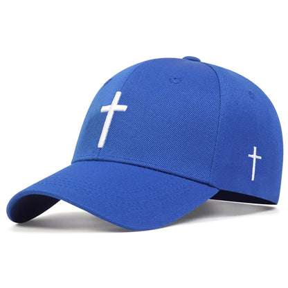 Unisex Cross embroidery Baseball Cap adjustable Golf Hat Cotton Snapback Caps Casquette Hats Casual Hip Hop Dad Hats