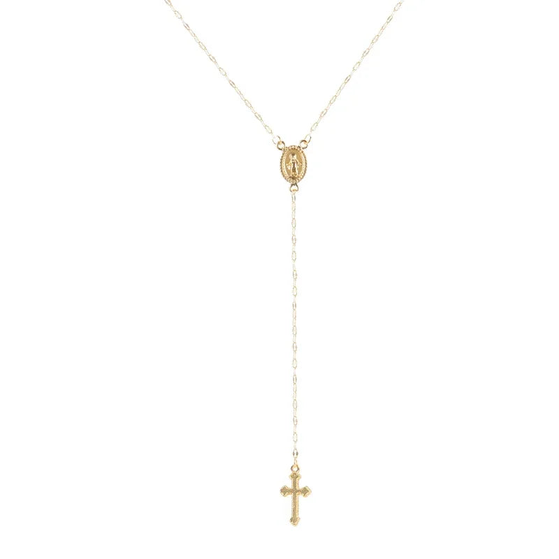 Vintage Christian Cross  Necklace
