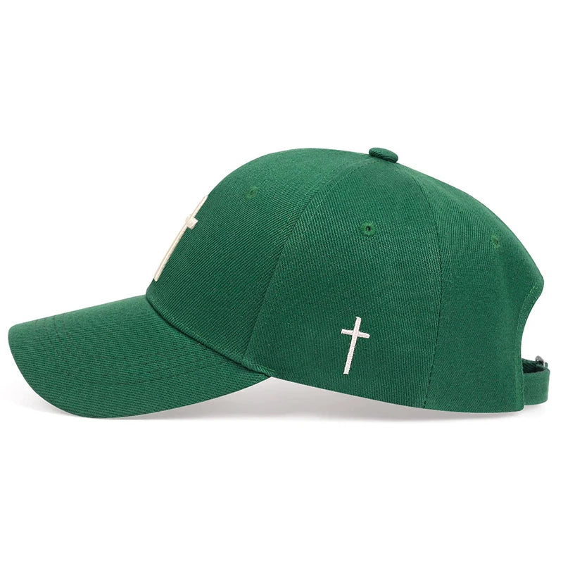 Unisex Cross embroidery Baseball Cap adjustable Golf Hat Cotton Snapback Caps Casquette Hats Casual Hip Hop Dad Hats