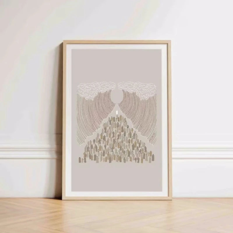 Minimalist Modern Bible Verse Jesus Canvas Print