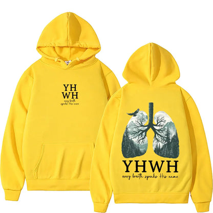Every Breath Speak His Name - YHWH Hoodie