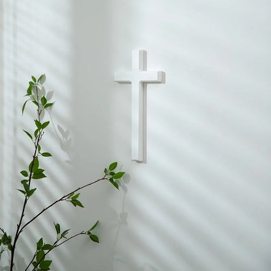 Sacred Serenity Wooden Cross Wall Decor