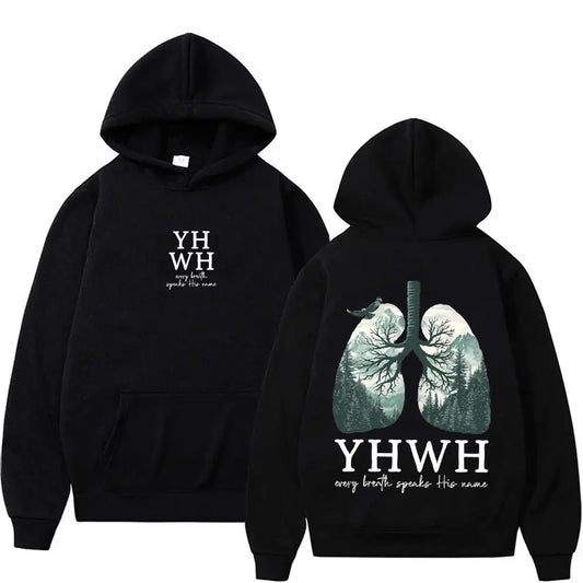 Every Breath Speak His Name - YHWH Hoodie